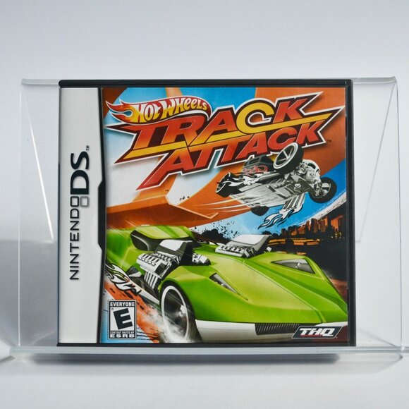 Nintendo DS Hot Wheels Track Attack Video Game Disc Case & Manual - Picture 1 of 6